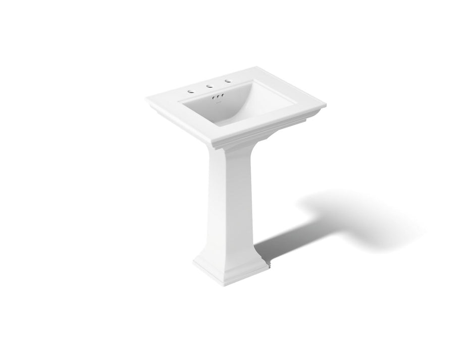 KOHLER K-2344-8 Memoirs Stately 24-1/2" rectangular pedestal bathroom sink