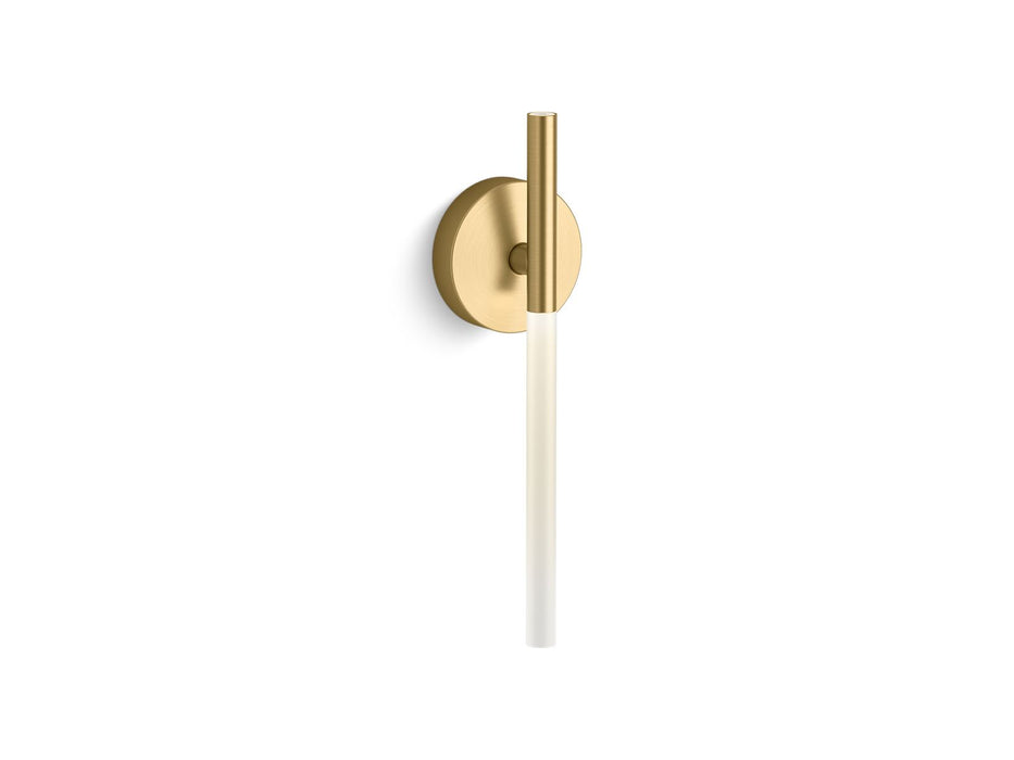KOHLER K-23463-SCLED Components One-light LED sconce, brushed moderne brass - view 2