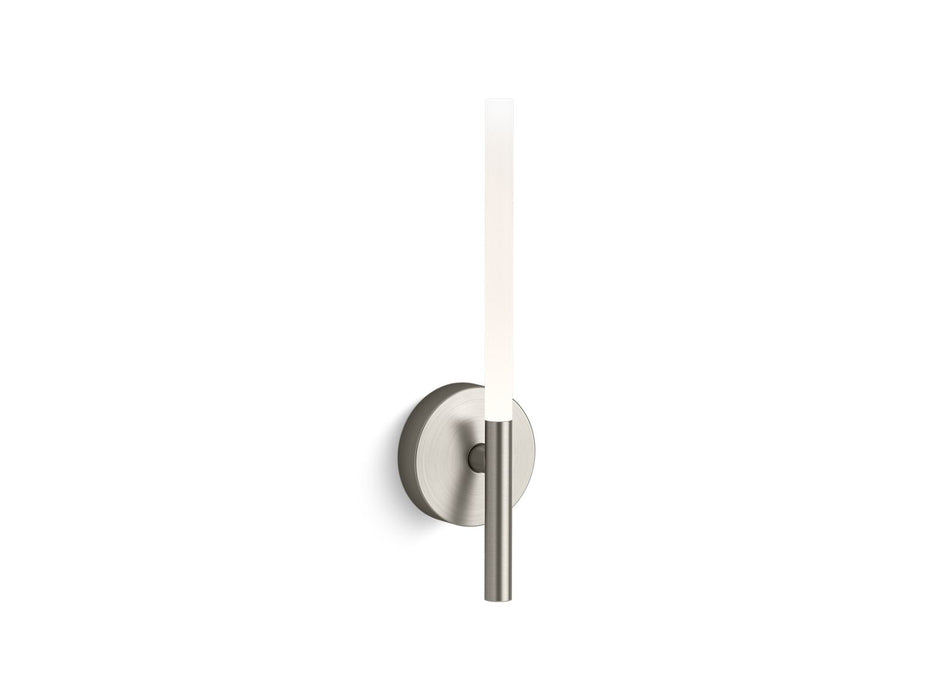 KOHLER K-23463-SCLED Components One-light LED sconce, brushed nickel
