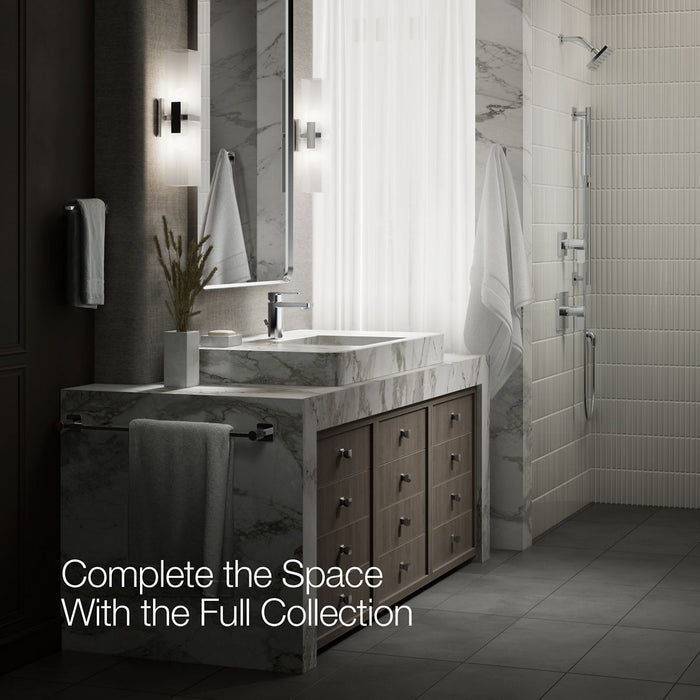 KOHLER K-23472-4 Parallel Single-handle bathroom sink faucet, 1.2 gpm