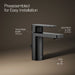 KOHLER K-23472-4N Parallel Single-handle bathroom sink faucet, 0.5 gpm, matte black - view 3