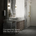 KOHLER K-23475-4 Parallel Tall single-handle bathroom sink faucet, 1.2 gpm, vibrant french gold - view 3