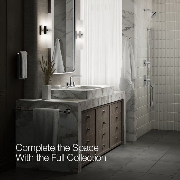 KOHLER K-23484-4N Parallel Widespread bathroom sink faucet, 0.5 gpm