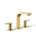 KOHLER K-23484-4N Parallel Widespread bathroom sink faucet, 0.5 gpm, vibrant brushed moderne brass