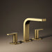 KOHLER K-23484-4N Parallel Widespread bathroom sink faucet, 0.5 gpm, vibrant brushed moderne brass - view 3
