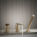 KOHLER K-23488-4 Parallel Deck-mount bath faucet with handshower, vibrant brushed bronze - view 5