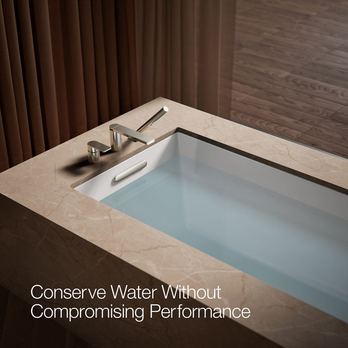 KOHLER K-23488-4 Parallel Deck-mount bath faucet with handshower, vibrant polished nickel - view 4