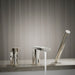 KOHLER K-23488-4 Parallel Deck-mount bath faucet with handshower, vibrant polished nickel - view 5