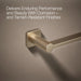 KOHLER K-23524 Parallel 18" towel bar, vibrant brushed bronze - view 4