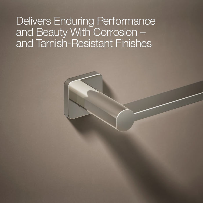 KOHLER K-23524 Parallel 18" towel bar, vibrant polished nickel - view 5
