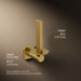 KOHLER K-23527 Parallel Vertical toilet paper holder, vibrant brushed moderne brass - view 5