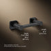 KOHLER K-23528 Parallel Pivoting toilet paper holder, matte black - view 5