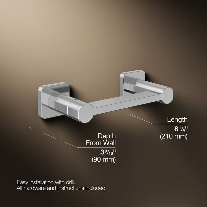 KOHLER K-23528 Parallel Pivoting toilet paper holder
