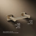 KOHLER K-23528 Parallel Pivoting toilet paper holder, vibrant brushed bronze - view 5