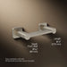 KOHLER K-23528 Parallel Pivoting toilet paper holder, vibrant brushed nickel - view 5
