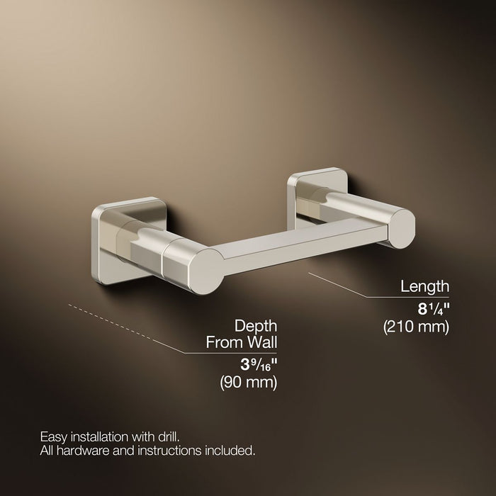 KOHLER K-23528 Parallel Pivoting toilet paper holder