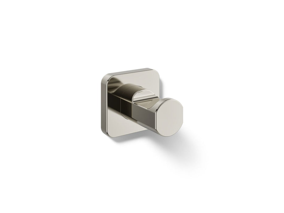 KOHLER K-23529 Parallel Robe hook, vibrant polished nickel