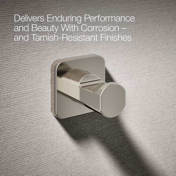 KOHLER K-23529 Parallel Robe hook, vibrant polished nickel - view 4