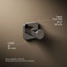 KOHLER K-23529 Parallel Robe hook, vibrant titanium - view 5