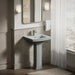 KOHLER K-2358-1 Archer 24" Rectangular Pedestal Bathroom Sink, ice grey - view 4