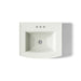 KOHLER K-2359-4 Archer Pedestal Bathroom Sink with 4" Centerset Faucet Holes, dune - view 3