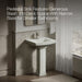 KOHLER K-2359-4 Archer Pedestal Bathroom Sink with 4" Centerset Faucet Holes, dune - view 4