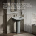 KOHLER K-2359-4 Archer Pedestal Bathroom Sink with 4" Centerset Faucet Holes, ice grey - view 4