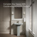 KOHLER K-2359-4 Archer Pedestal Bathroom Sink with 4" Centerset Faucet Holes, ice grey - view 5