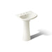 KOHLER K-2362-8 Cimarron Pedestal Bathroom Sink with 8" Widespread Faucet Holes, biscuit