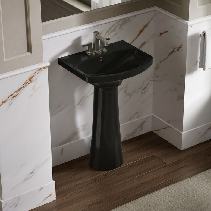 KOHLER Cimarron 22-3/4" rectangular pedestal bathroom sink