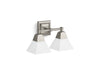 KOHLER K-23687-BA02 Memoirs Two-light sconce, brushed nickel