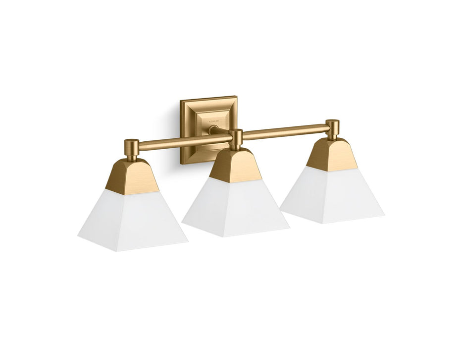 KOHLER K-23688-BA03 Memoirs Three-light sconce