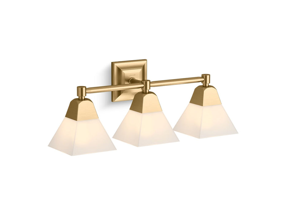 KOHLER K-23688-BA03 Memoirs Three-light sconce