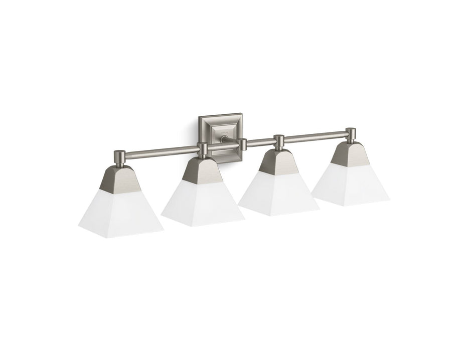 KOHLER K-23689-BA04 Memoirs Four-light sconce, brushed nickel
