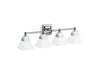 KOHLER K-23689-BA04 Memoirs Four-light sconce, polished chrome