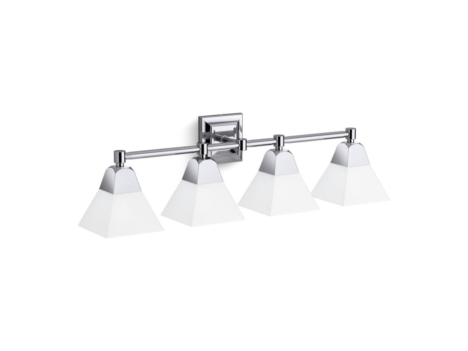 KOHLER K-23689-BA04 Memoirs Four-light sconce, polished chrome