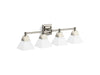 KOHLER K-23689-BA04 Memoirs Four-light sconce, polished nickel