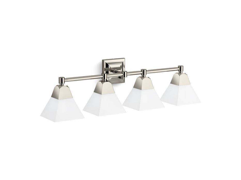 KOHLER K-23689-BA04 Memoirs Four-light sconce, polished nickel