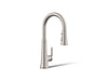 KOHLER K-23764 Tone Pull-down kitchen sink faucet with three-function sprayhead, vibrant stainless