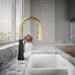 KOHLER K-23766 Tone Touchless pull-down kitchen sink faucet with three-function sprayhead, matte black with brushed...