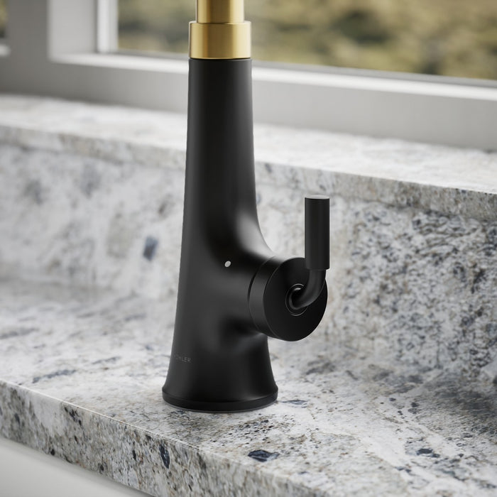 KOHLER K-23766 Tone Touchless pull-down kitchen sink faucet with three-function sprayhead