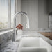 KOHLER K-23766 Tone Touchless pull-down kitchen sink faucet with three-function sprayhead, polished chrome - view 2
