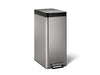 KOHLER K-23826 13-gallon stainless steel slim step trash can with bifold lid