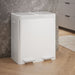 KOHLER K-23828 82-liter stainless steel dual-bin step trash can, stainless steel white - view 2