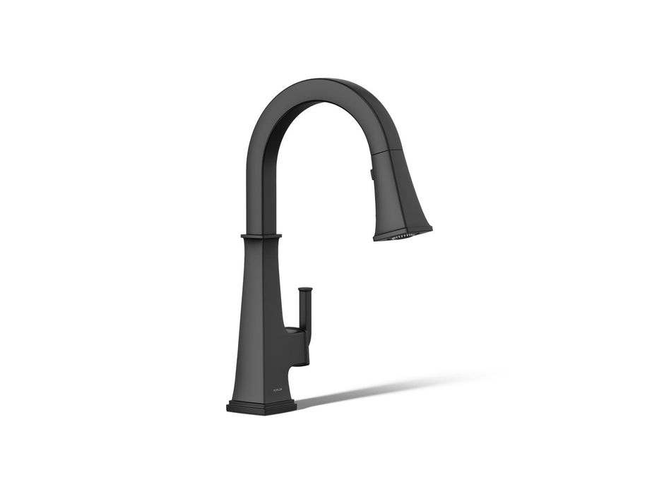 KOHLER K-23830 Riff Pull-down kitchen sink faucet with three-function sprayhead