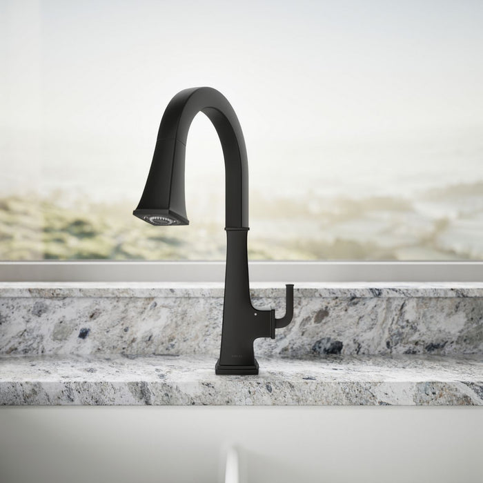 KOHLER K-23832 Riff Touchless pull-down kitchen sink faucet with three-function sprayhead