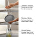 KOHLER K-23832-WB Riff Touchless pull-down kitchen sink faucet with KOHLER Konnect and three-function sprayhead, matte...