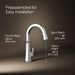 KOHLER K-23833 Riff Single-handle bar sink faucet, polished chrome - view 4