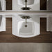 KOHLER K-24050-4 Kelston Pedestal bathroom sink with 4" centerset faucet holes, white - view 4
