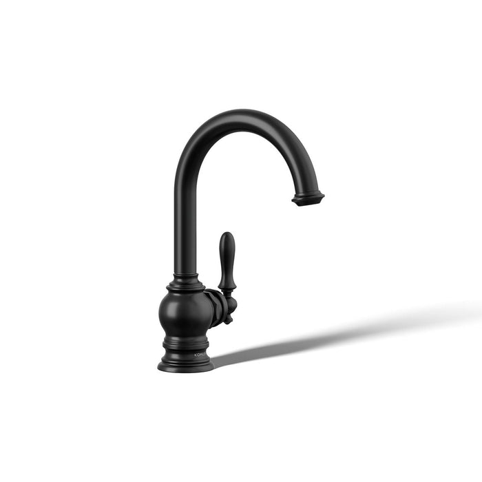 KOHLER K-24074 Artifacts Beverage faucet, matte black - view 2